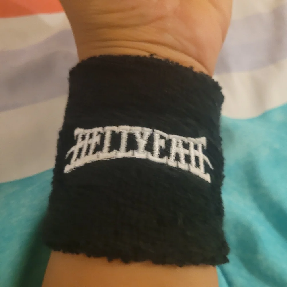 Hellyeah Band Black Wristband Original Came From Vinnie Pauls House